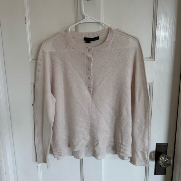 360 Cashmere Sweaters - 360 Cashmere cream Mae cashmere pullover sweater size xs